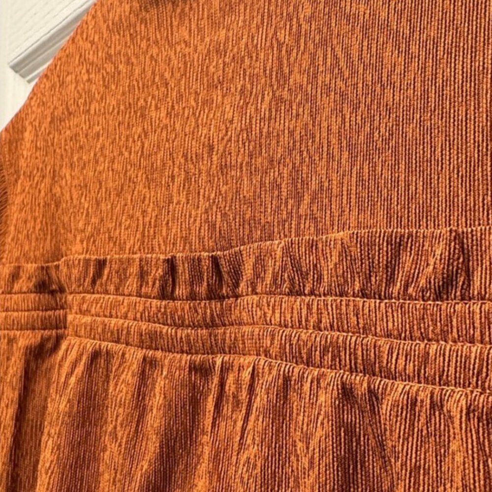 Athleta Oversized Echo Top Size Medium Rust Quick… - image 3